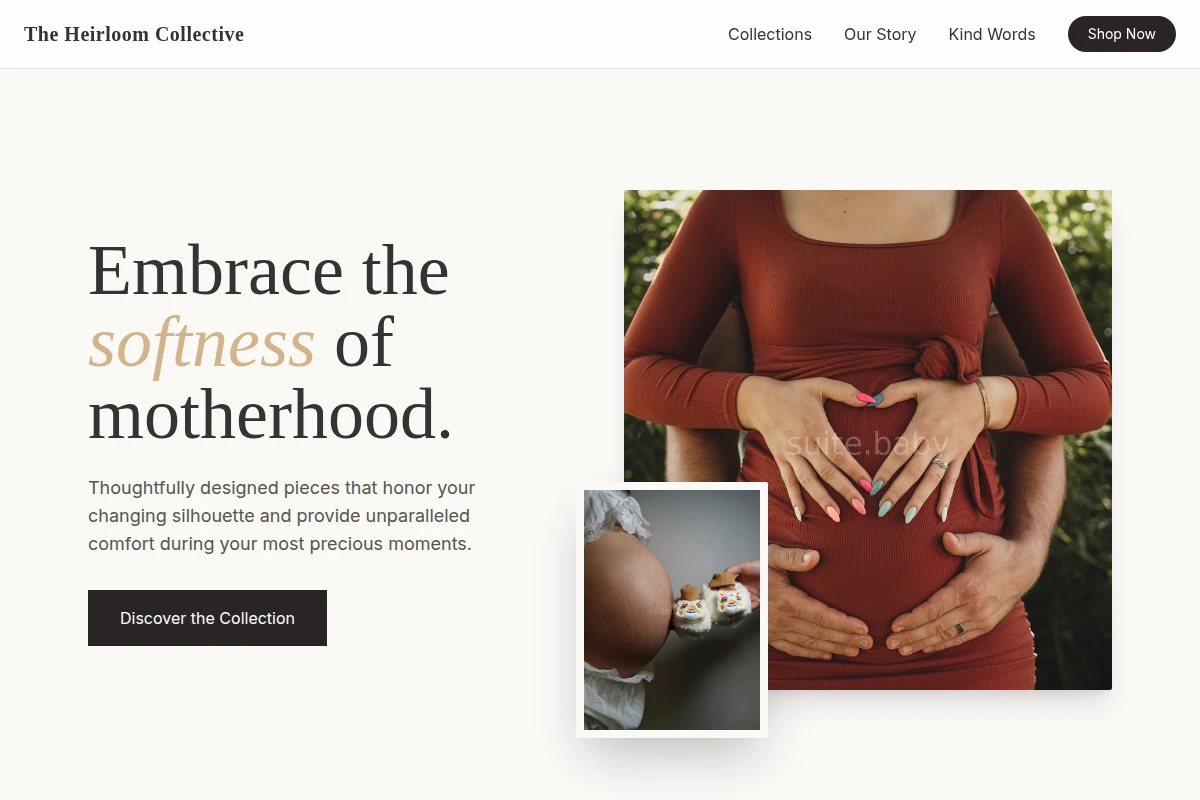 Softness Maternity Clothes