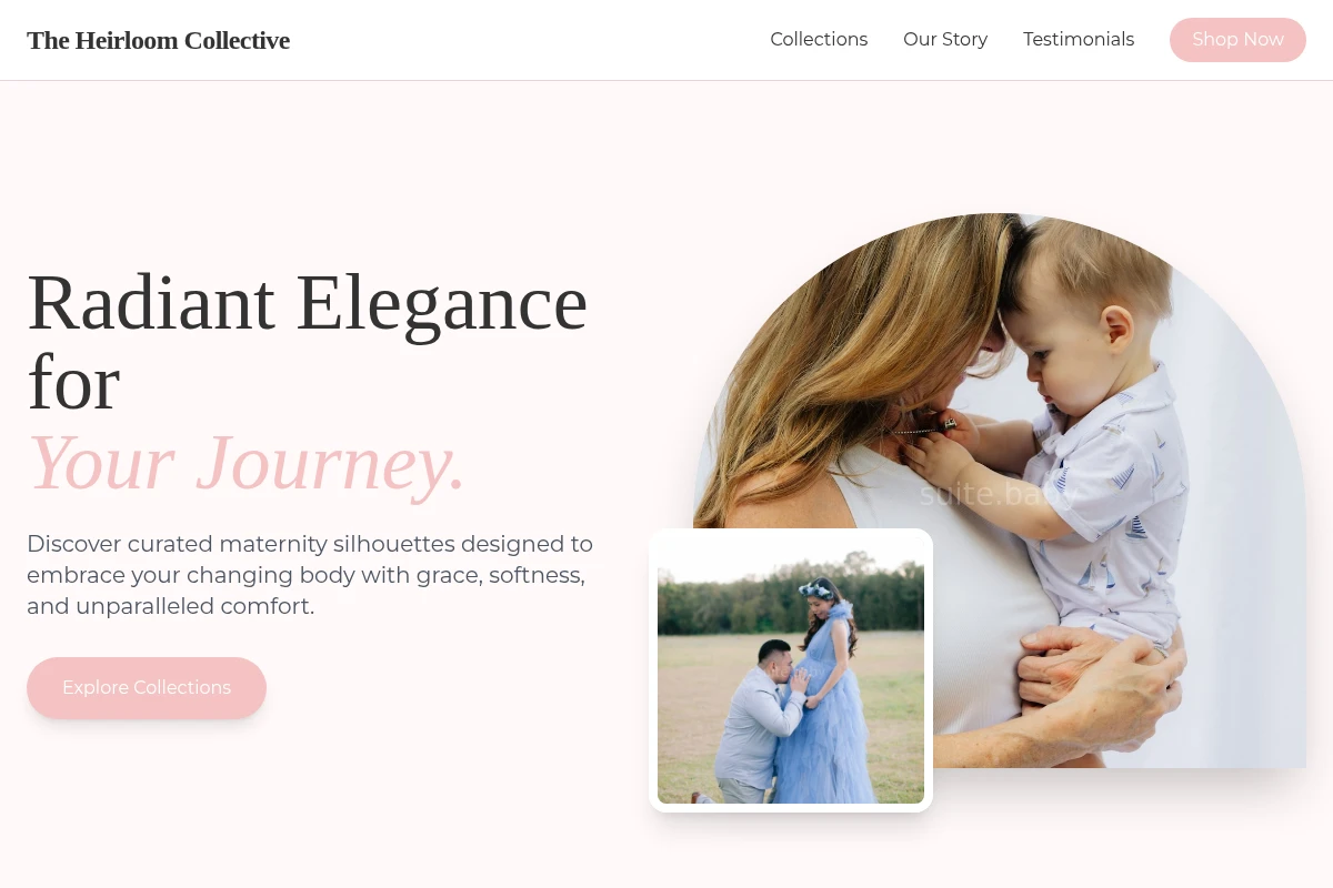 Velvet Maternity Clothes