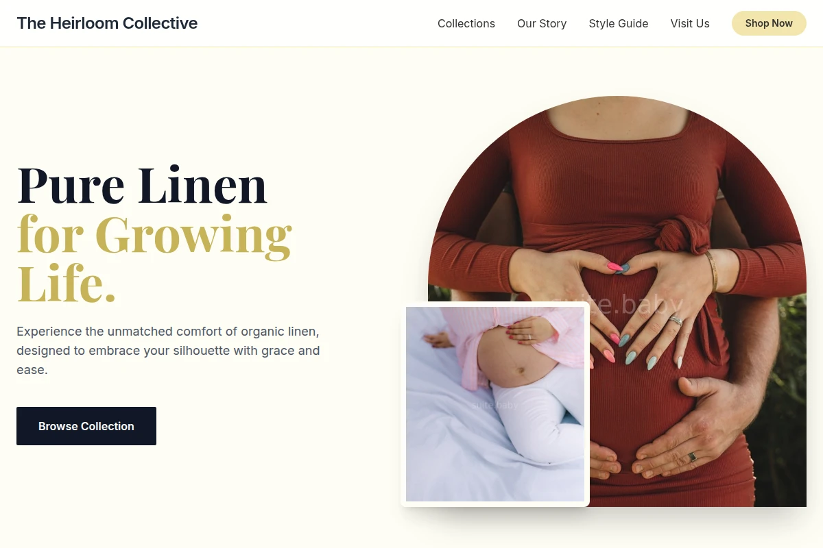 Linen Maternity Clothes